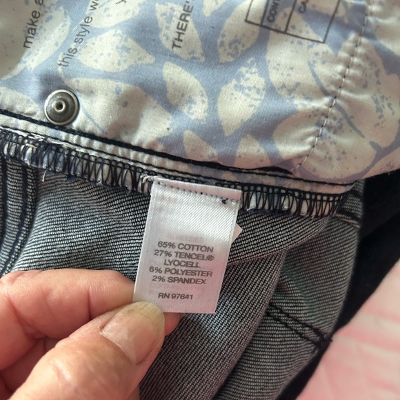 J. Jill Dark denim  Blue Ankle Jeans - Picture 9 of 10